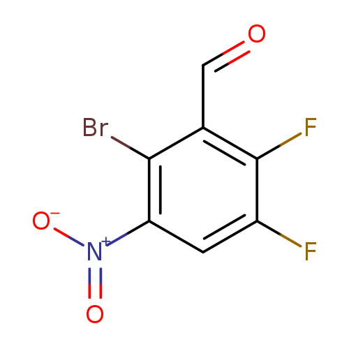 2-bromo-5,6-difluoro-3-nitrobenzaldehyde