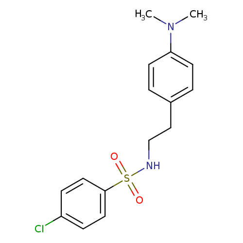 4-chloro-N-{2-[4-(dimethylamino)phenyl]ethyl}benzene-1-sulfonamide