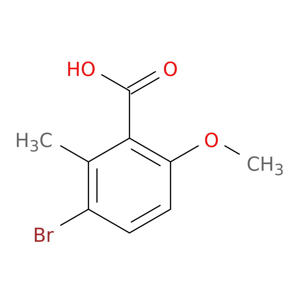 3-Bromo-6-methoxy-2-methylbenzoic acid