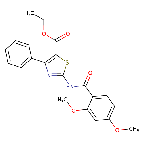 ethyl 2-(2,4-dimethoxybenzamido)-4-phenyl-1,3-thiazole-5-carboxylate