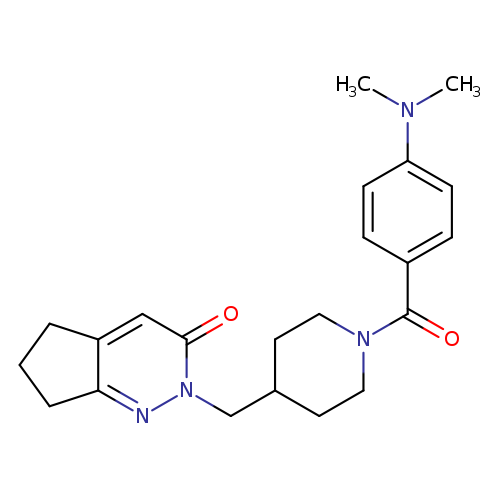 2-({1-[4-(dimethylamino)benzoyl]piperidin-4-yl}methyl)-2H,3H,5H,6H,7H-cyclopenta[c]pyridazin-3-one