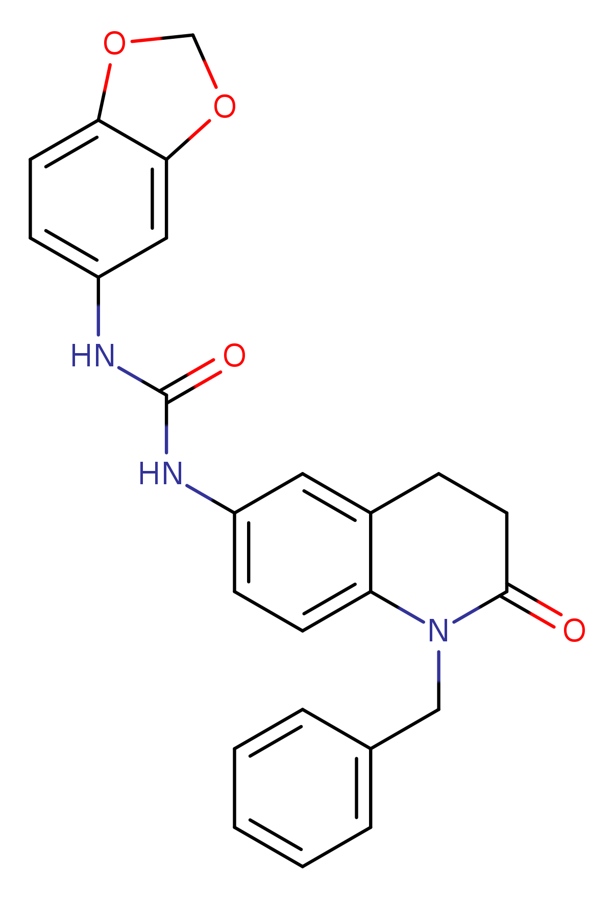 3-(2H-1,3-benzodioxol-5-yl)-1-(1-benzyl-2-oxo-1,2,3,4-tetrahydroquinolin-6-yl)urea