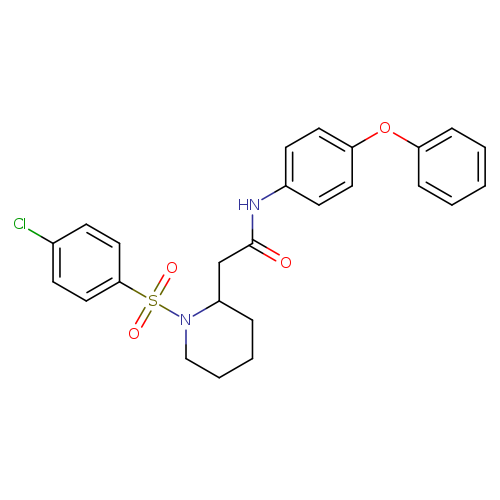 2-[1-(4-chlorobenzenesulfonyl)piperidin-2-yl]-N-(4-phenoxyphenyl)acetamide