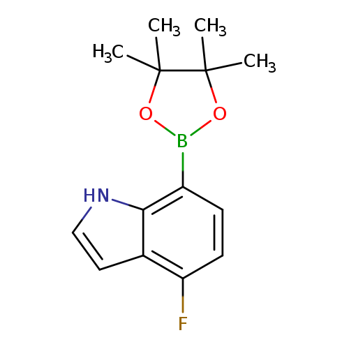 4-fluoro-7-(tetramethyl-1,3,2-dioxaborolan-2-yl)-1H-indole