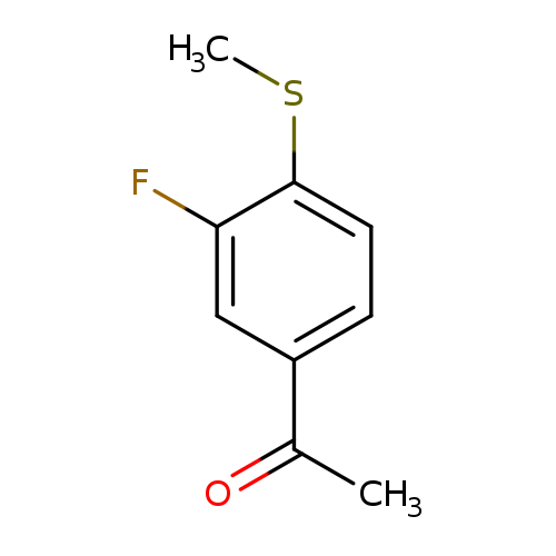 1-[3-fluoro-4-(methylsulfanyl)phenyl]ethan-1-one