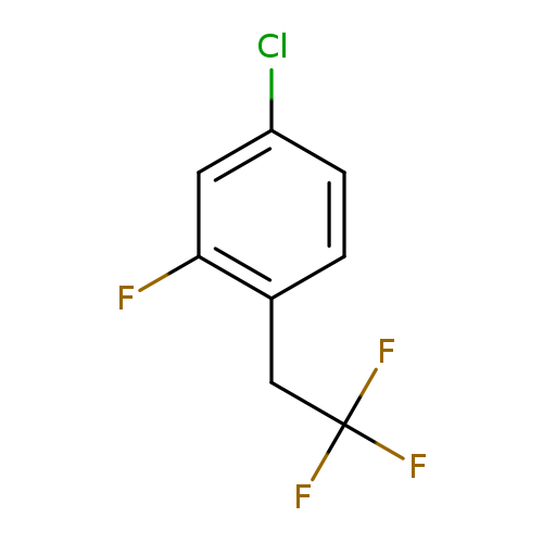 4-Chloro-2-fluoro-1-(2,2,2-trifluoroethyl)-benzene