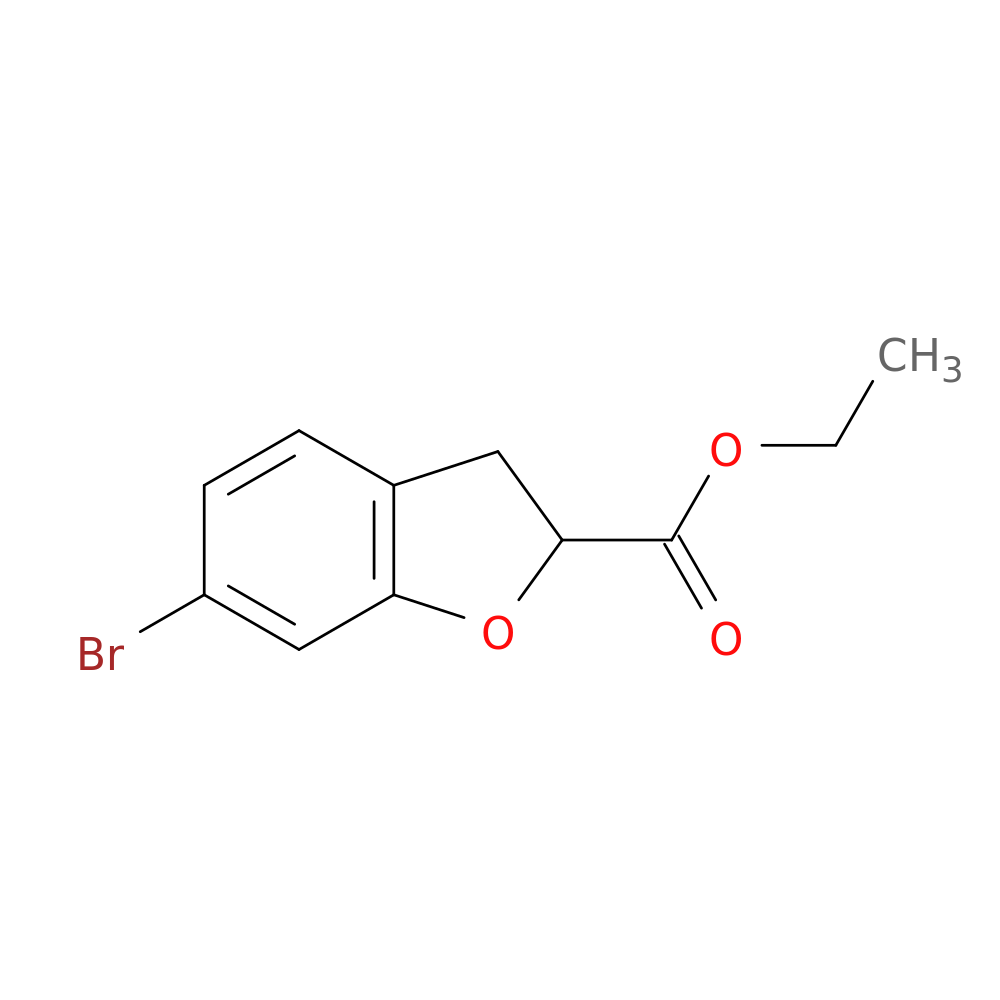 ethyl 6-bromo-2,3-dihydro-1-benzofuran-2-carboxylate