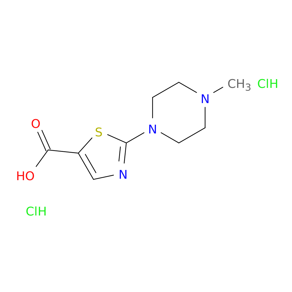 2-(4-methylpiperazin-1-yl)-1,3-thiazole-5-carboxylic acid dihydrochloride