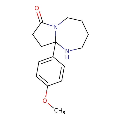 9a-(4-methoxyphenyl)-octahydro-1H-pyrrolo[1,2-a][1,3]diazepin-7-one