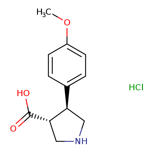 (3S,4R)-4-(4-Methoxyphenyl)pyrrolidine-3-carboxylic acid