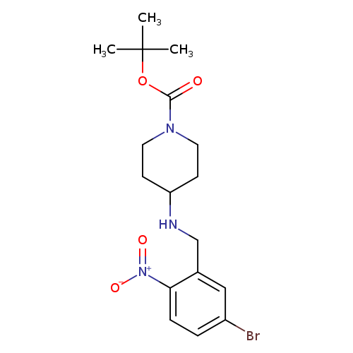 4-(5-Bromo-2-nitro-benzylamino)-piperidine-1-carboxylic acid tert-butyl ester