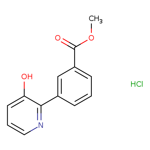 methyl 3-(3-hydroxypyridin-2-yl)benzoate hydrochloride
