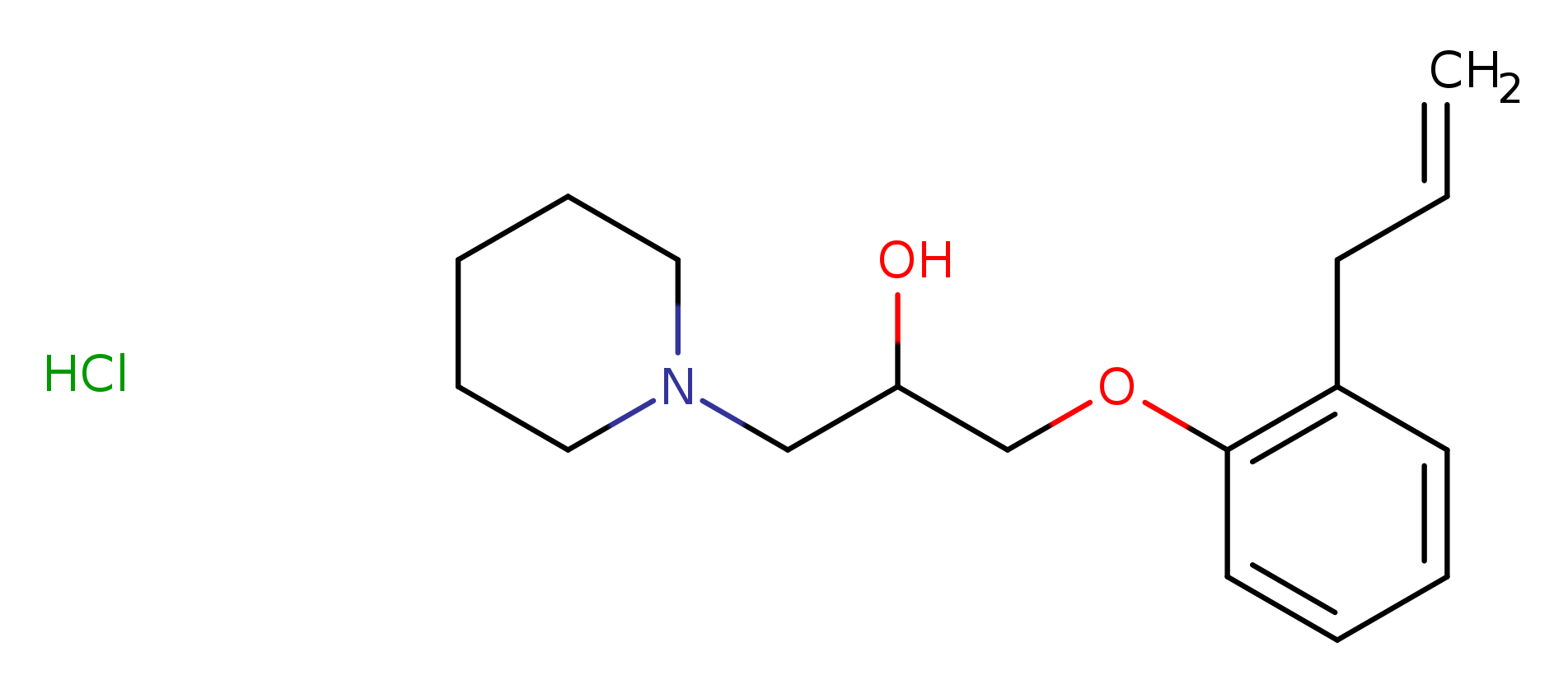 1-(2-ALLYLPHENOXY)-3-PIPERIDIN-1-YLPROPAN-2-OL HYDROCHLORIDE