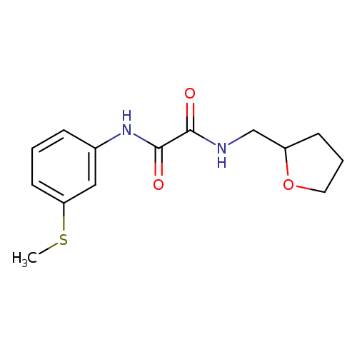 N'-[3-(methylsulfanyl)phenyl]-N-[(oxolan-2-yl)methyl]ethanediamide