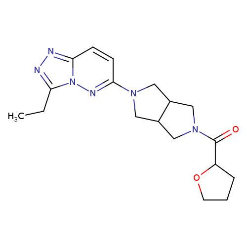2-{3-ethyl-[1,2,4]triazolo[4,3-b]pyridazin-6-yl}-5-(oxolane-2-carbonyl)-octahydropyrrolo[3,4-c]pyrrole