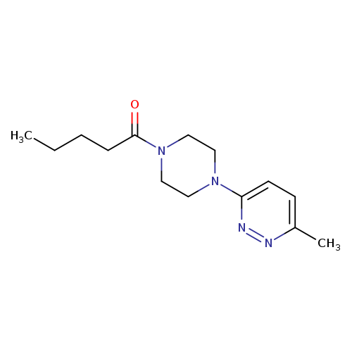 1-[4-(6-methylpyridazin-3-yl)piperazin-1-yl]pentan-1-one