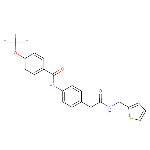 N-[4-({[(thiophen-2-yl)methyl]carbamoyl}methyl)phenyl]-4-(trifluoromethoxy)benzamide