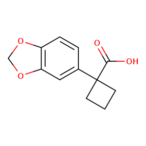 1-(Benzo[d][1,3]dioxol-5-yl)cyclobutane-1-carboxylic acid