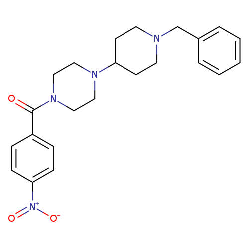 1-(1-benzyl-4-piperidinyl)-4-{4-nitrobenzoyl}piperazine