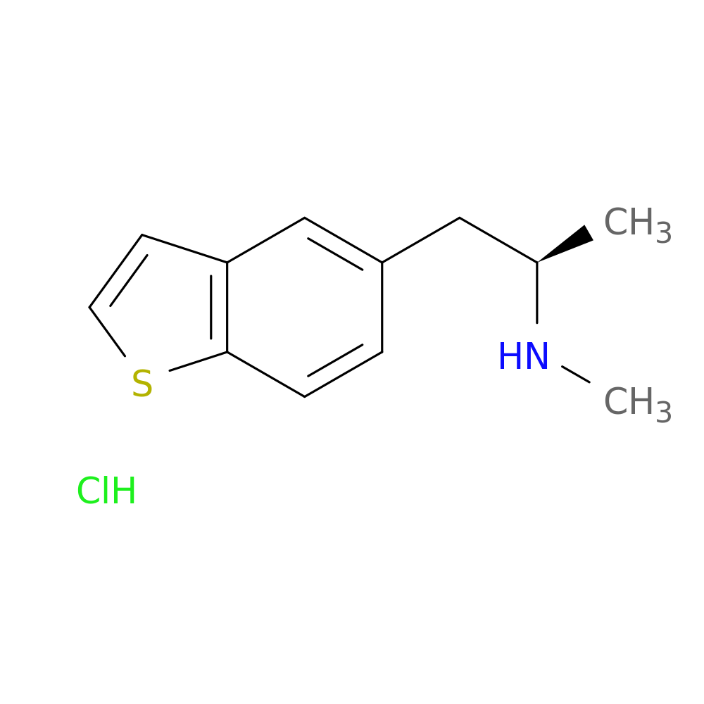 [(2R)-1-(1-benzothiophen-5-yl)propan-2-yl](methyl)amine hydrochloride