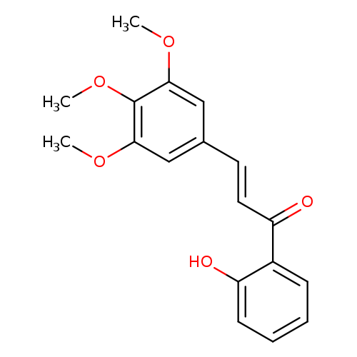 2-Propen-1-one, 1-(2-hydroxyphenyl)-3-(3,4,5-trimethoxyphenyl)-, (2E)-
