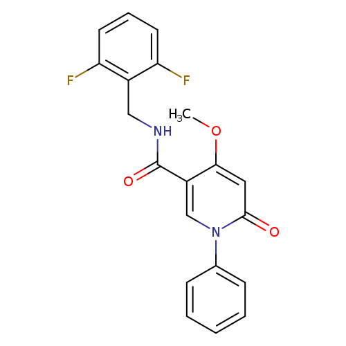 N-[(2,6-difluorophenyl)methyl]-4-methoxy-6-oxo-1-phenyl-1,6-dihydropyridine-3-carboxamide