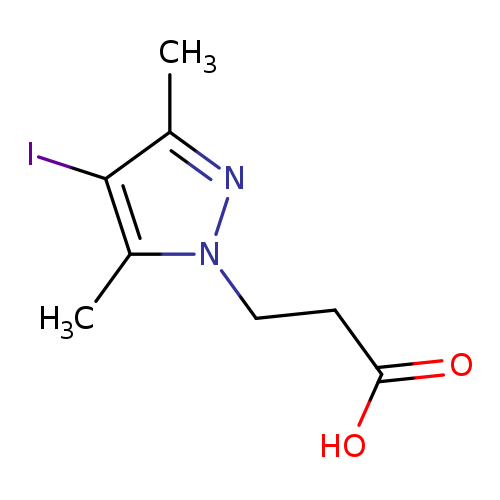 3-(4-Iodo-3,5-dimethyl-1h-pyrazol-1-yl)propanoic acid