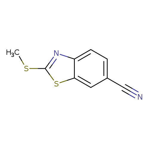6-Benzothiazolecarbonitrile,2-(methylthio)-(9CI)