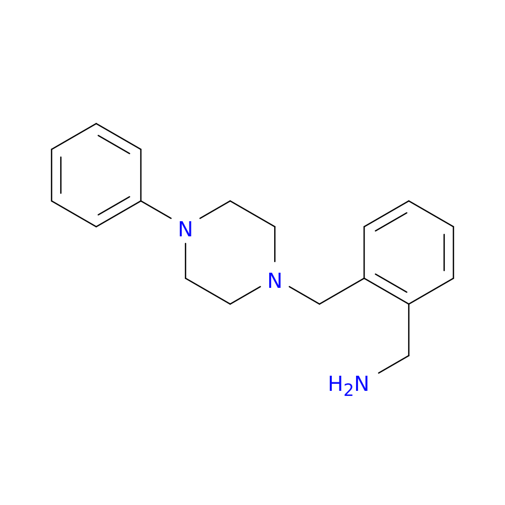 1-{2-[(4-phenylpiperazin-1-yl)methyl]phenyl}methanamine