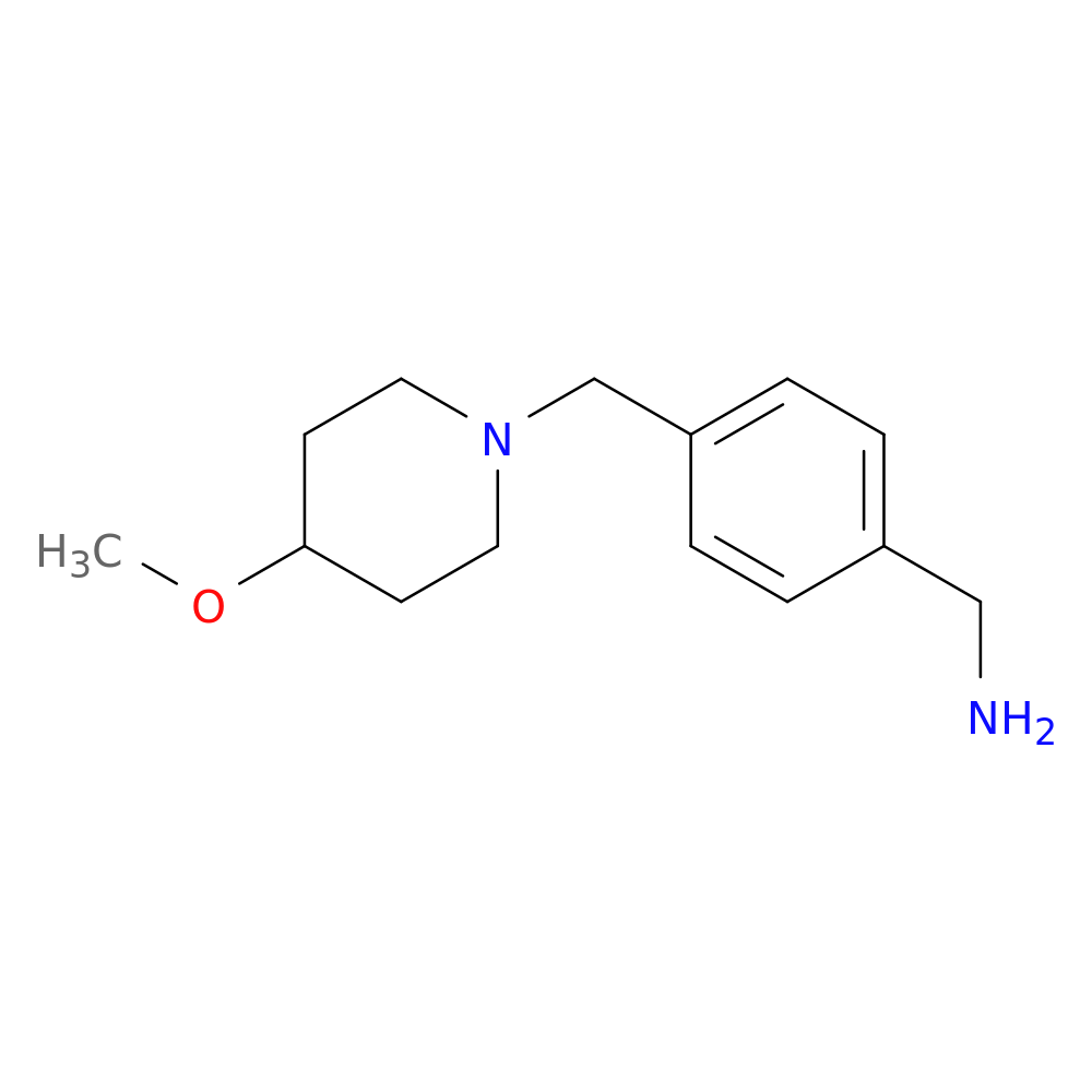 (4-((4-Methoxypiperidin-1-yl)Methyl)phenyl)MethanaMine