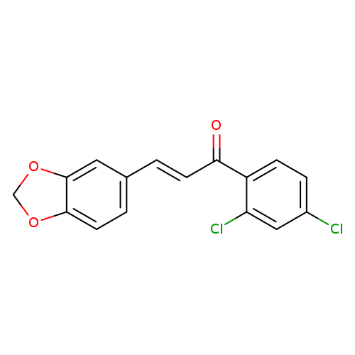 (2E)-3-(2H-1,3-benzodioxol-5-yl)-1-(2,4-dichlorophenyl)prop-2-en-1-one