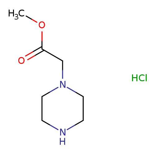 Piperazin-1-yl-acetic acid methyl ester hydrochloride