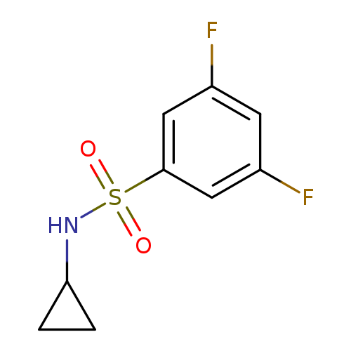 N-cyclopropyl-3,5-difluorobenzene-1-sulfonamide