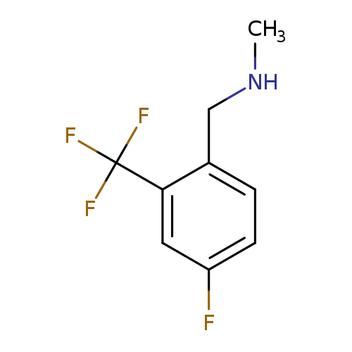 {[4-fluoro-2-(trifluoromethyl)phenyl]methyl}(methyl)amine