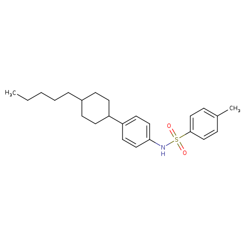 4-methyl-N-[4-(4-pentylcyclohexyl)phenyl]benzene-1-sulfonamide