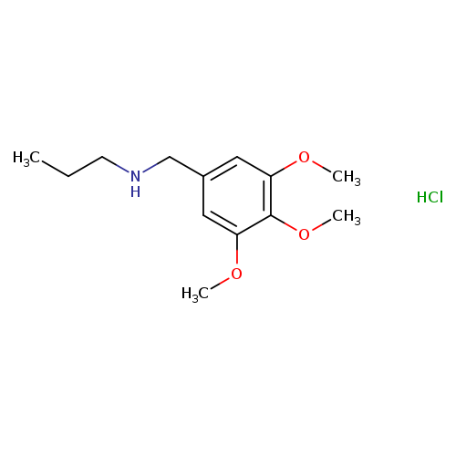 propyl[(3,4,5-trimethoxyphenyl)methyl]amine hydrochloride