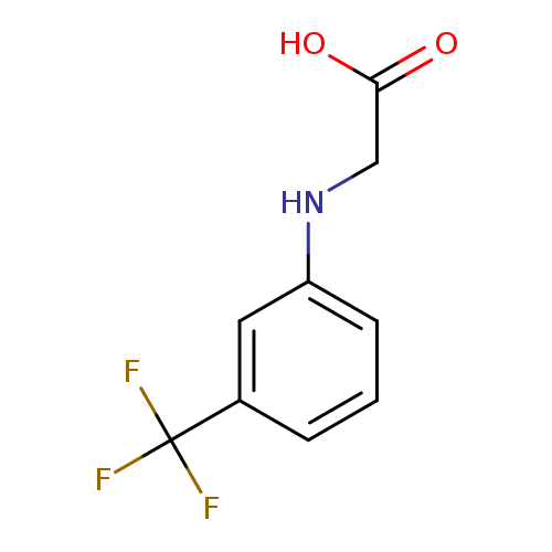 2-[[3-(trifluoromethyl)phenyl]amino]acetic acid