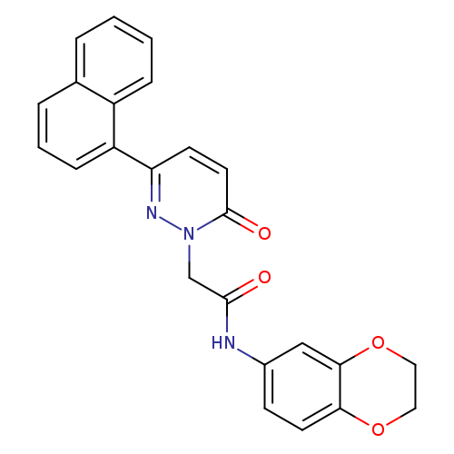 N-(2,3-dihydro-1,4-benzodioxin-6-yl)-2-[3-(naphthalen-1-yl)-6-oxo-1,6-dihydropyridazin-1-yl]acetamide