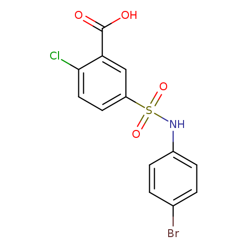 5-(4-Bromo-phenylsulfamoyl)-2-chloro-benzoic acid
