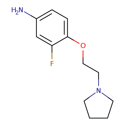 [3-fluoro-4-(2-pyrrolidin-1-ylethoxy)phenyl]amine
