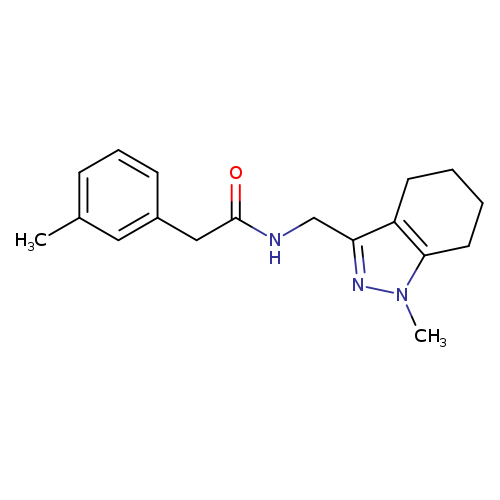 N-[(1-methyl-4,5,6,7-tetrahydro-1H-indazol-3-yl)methyl]-2-(3-methylphenyl)acetamide