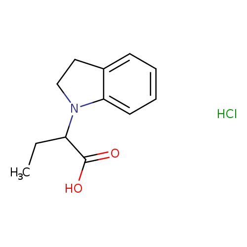 2-(2,3-dihydro-1H-indol-1-yl)butanoicacidhydrochloride