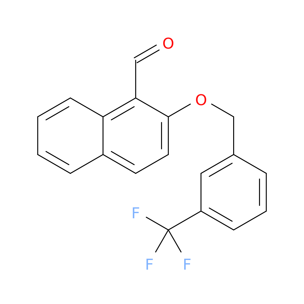 2-((3-(Trifluoromethyl)benzyl)oxy)-1-naphthaldehyde