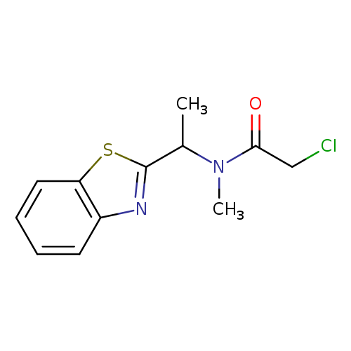 N-[1-(1,3-benzothiazol-2-yl)ethyl]-2-chloro-N-methylacetamide