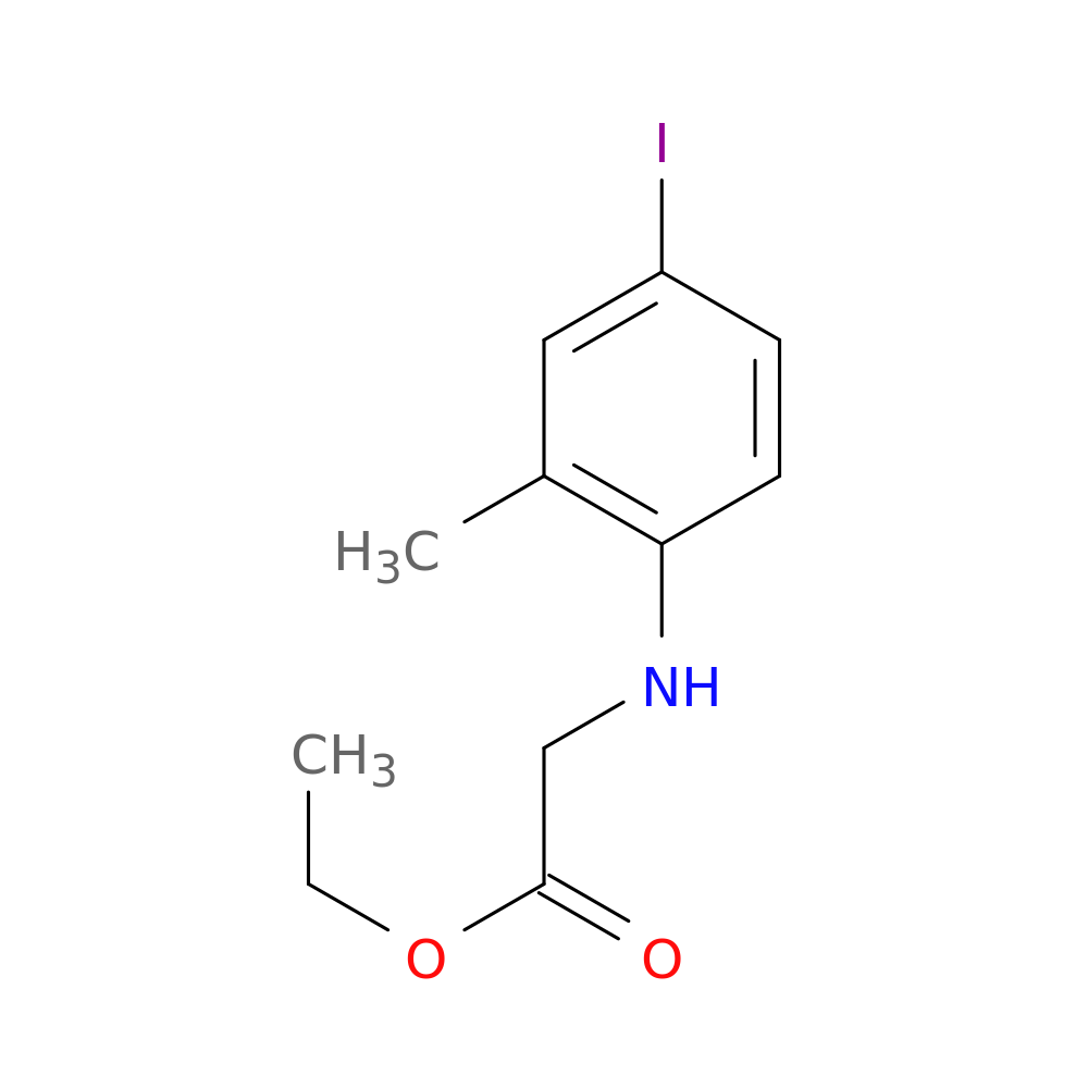 Ethyl [(4-iodo-2-methylphenyl)amino]acetate