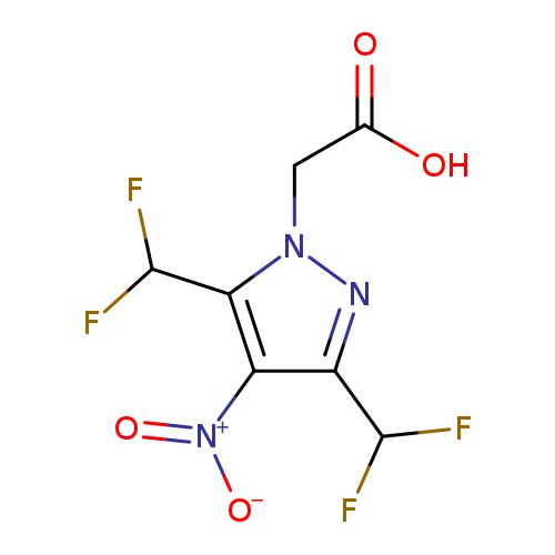 [3,5-Bis(difluoromethyl)-4-nitro-1h-pyrazol-1-yl]acetic acid