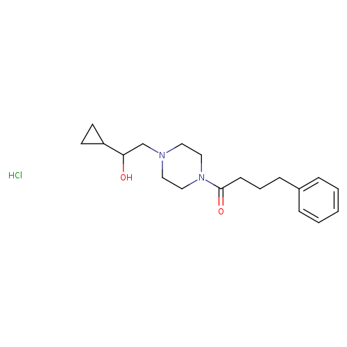 1-[4-(2-cyclopropyl-2-hydroxyethyl)piperazin-1-yl]-4-phenylbutan-1-one hydrochloride