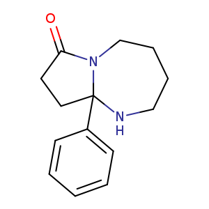 9a-phenyl-octahydro-1H-pyrrolo[1,2-a][1,3]diazepin-7-one