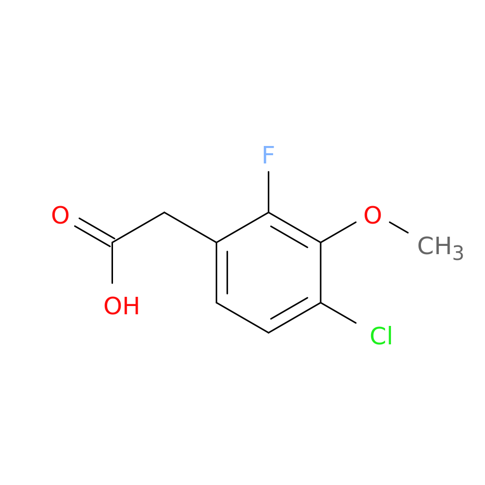 2-(4-Chloro-2-fluoro-3-methoxyphenyl)acetic acid