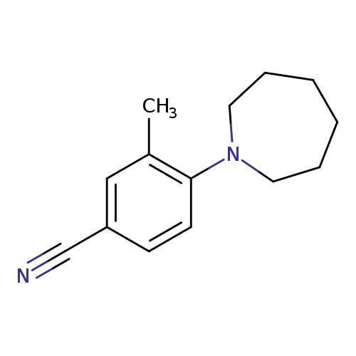 4-(azepan-1-yl)-3-methylbenzonitrile